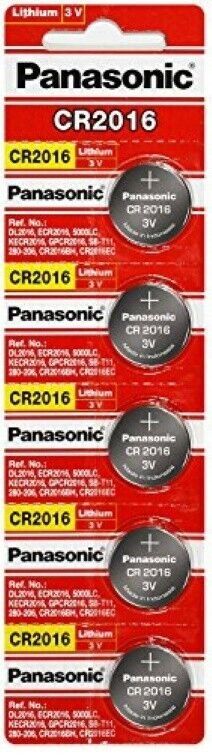 Panasonic Akkus & Batterien: Knopfbatterien Lithium 3V Panasonic CR 2016 – Neu und originalverpackt aus Bözen von Henry101