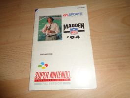 Anleitung zu Madden NFL 94 SNES