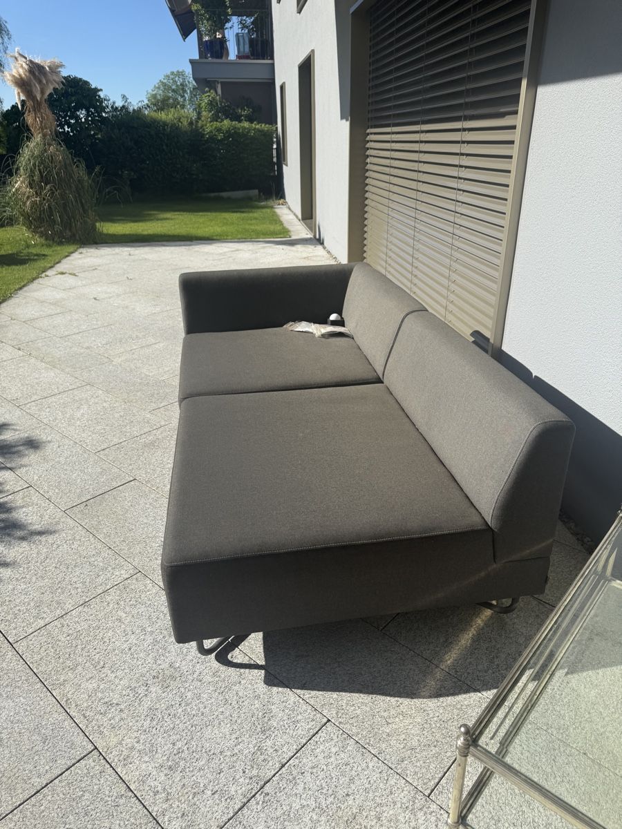 Sofas: Outdoor Sofa Set Dark Grey Modular – D'occasion à Küsnacht ZH par sammenas96 2