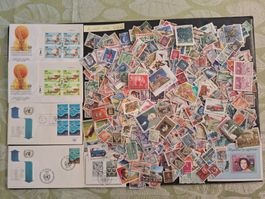 Ca 1000 Ausland-Briefmarken ab Uralt (VW15)