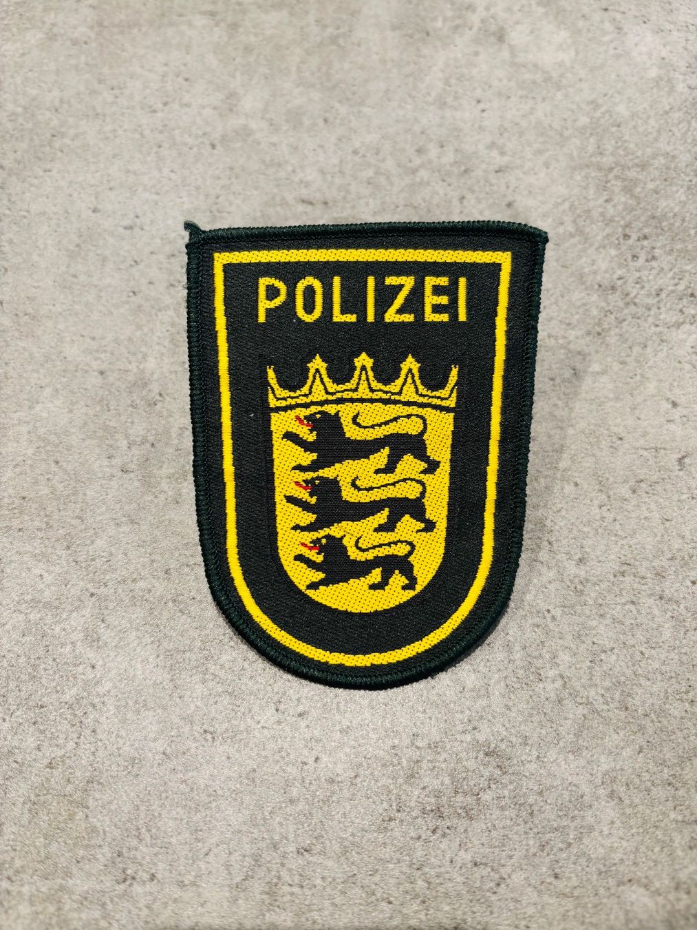 Toppe: Polizei-Aufnäher/Patch der Polizei Baden-Württemberg (D) – Usato da Hittnau venduto da reco87