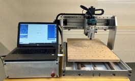 CNC Fräse Alu Konstruktion (Neue) - inkl. Laptop & EstlCam