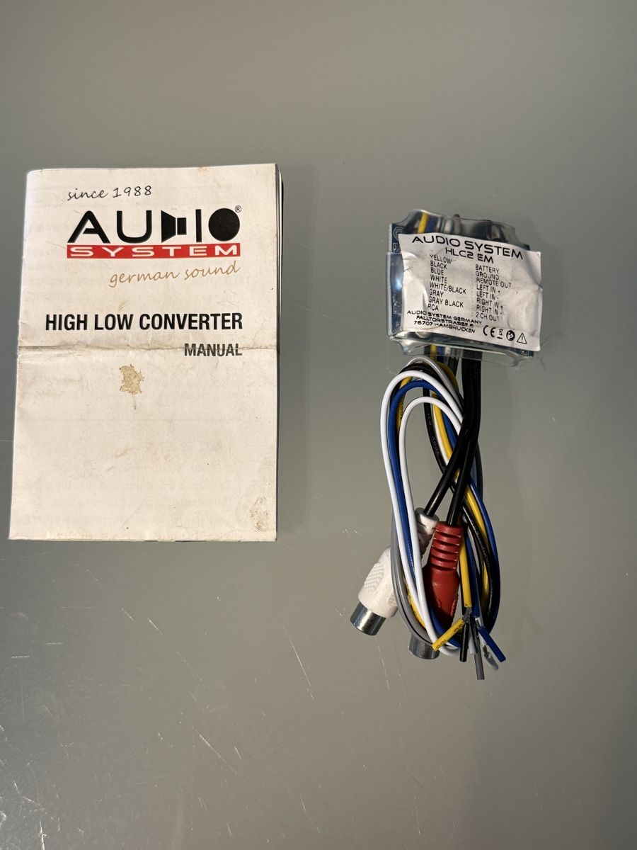 Convertisseurs: Audio System High Low Converter – Neuf (Voir description) à Cadenazzo par nick995