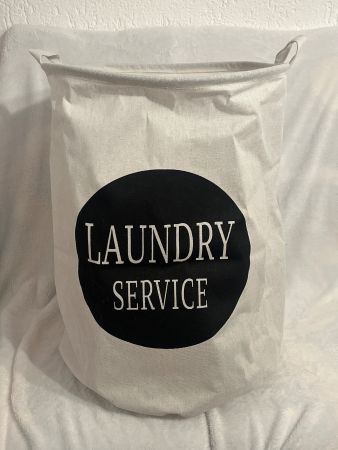 Wäschekorb "LAUNDRY SERVICE" - Praktisch & Stilvoll  48cm