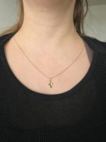 Feiner Kreuz Anhänger 9K/375 Gelbgold