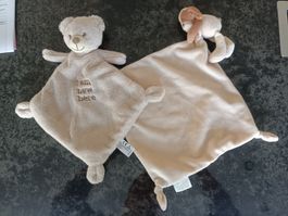 2 Flauschige Nuscheli / Schnuffeltücher