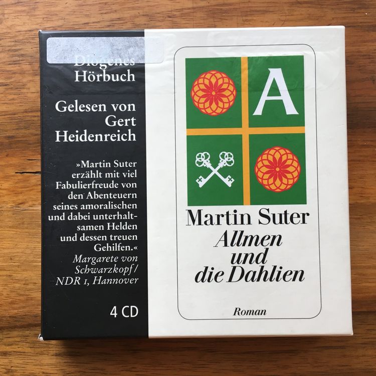 HÖRBUCH Allmen und die Dahlien von Martin Suter 4 CD Kaufen auf Ricardo
