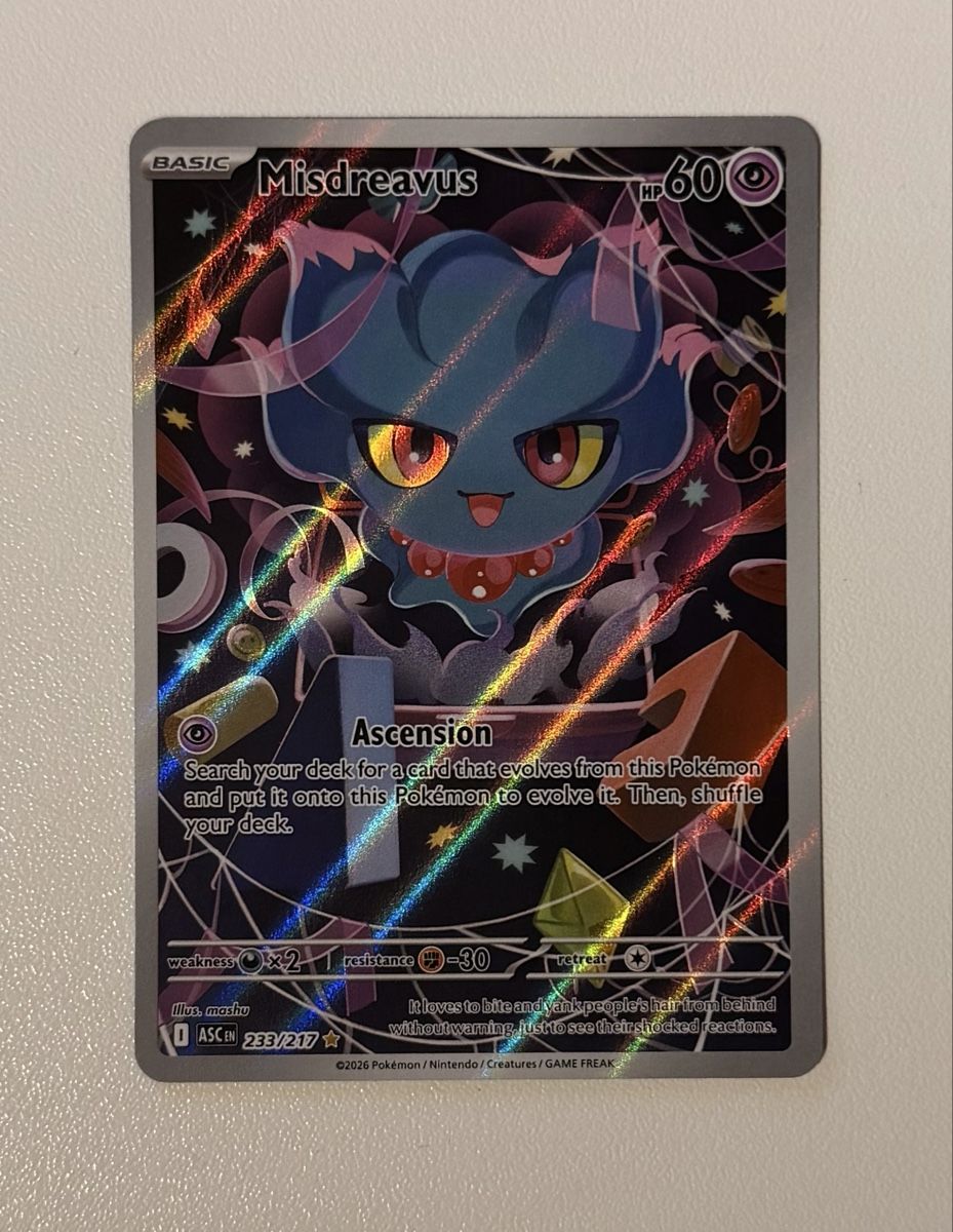 Pokémon Carte collezionabili: Misdreavus #233 – Usato da Au SG venduto da Bego1
