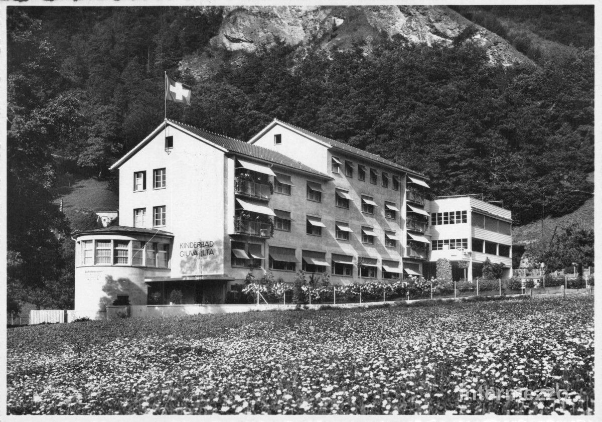 Cartoline postali: Rothenbrunnen GR // Giuvaulta Kinderheilbad – Usato da Basel venduto da intermezzo12