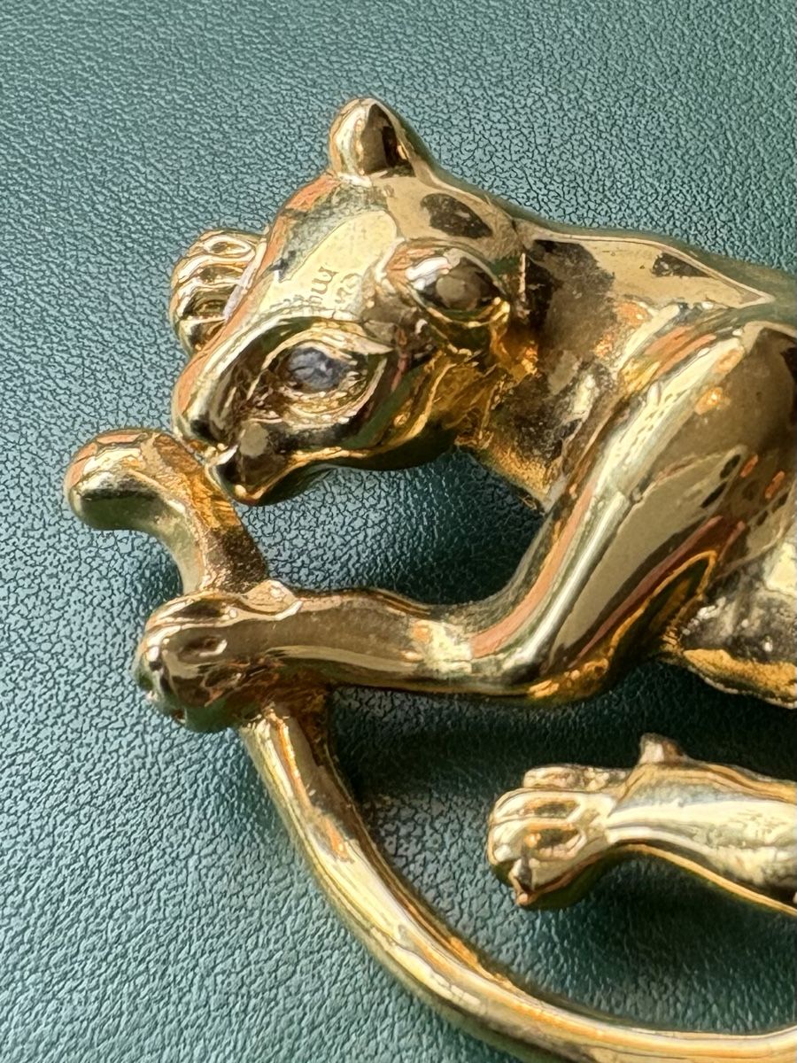 Spille & Fermagli: Schöne Vintage Vogue Bijoux Leopard Brosche – Usato da Zürich venduto da timeless.tones 1
