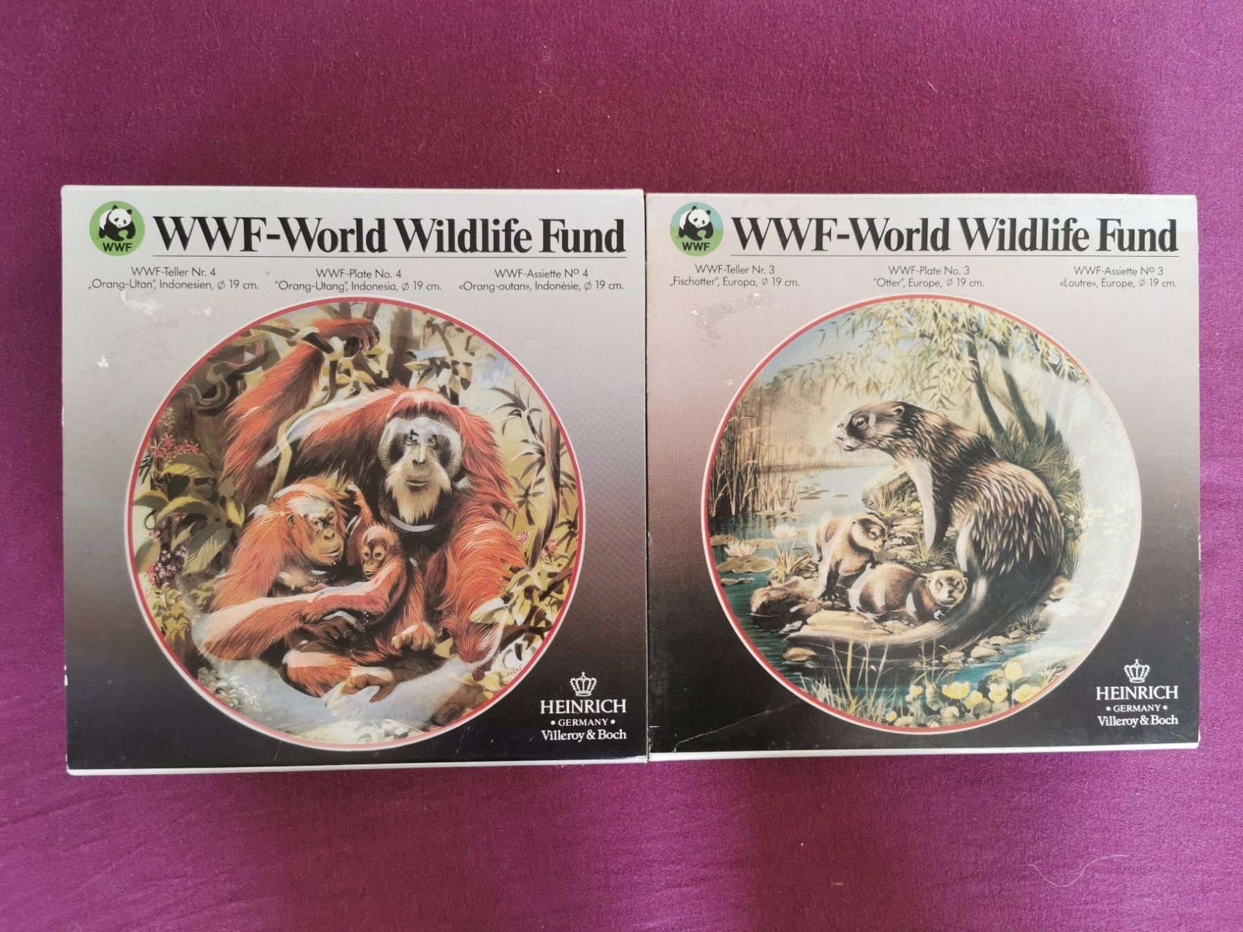 Villeroy & Boch Teller: 2 WWF Sammelteller: "Otter" und "Orang-Utan" – Neu (gemäss Beschreibung) aus Gockhausen von Porcini56 2