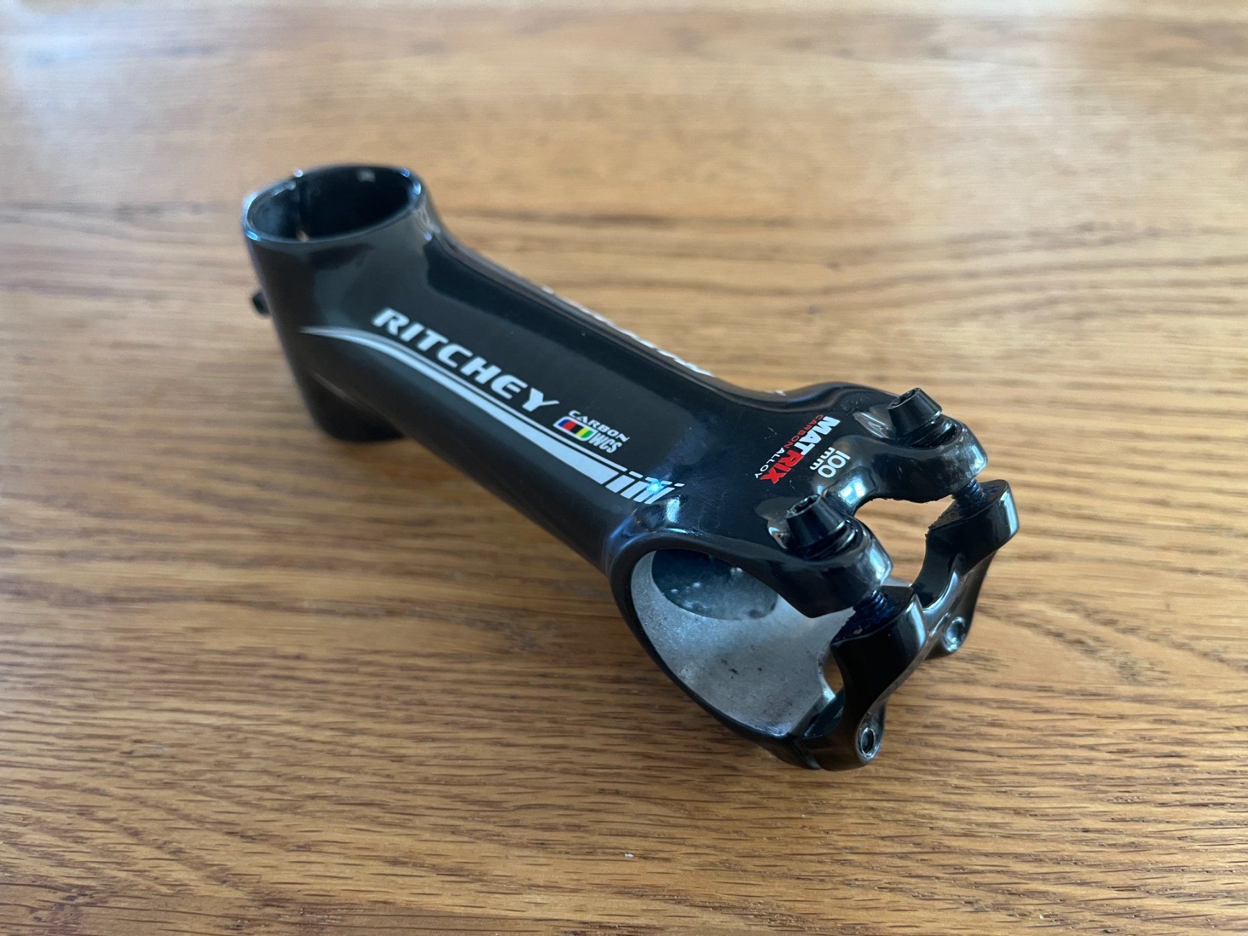 Ritchey Pezzi di ricambio: Ritchey Carbon Matrix WCS 260 Vorbau 100 mm – Usato da Bern venduto da pengozoid