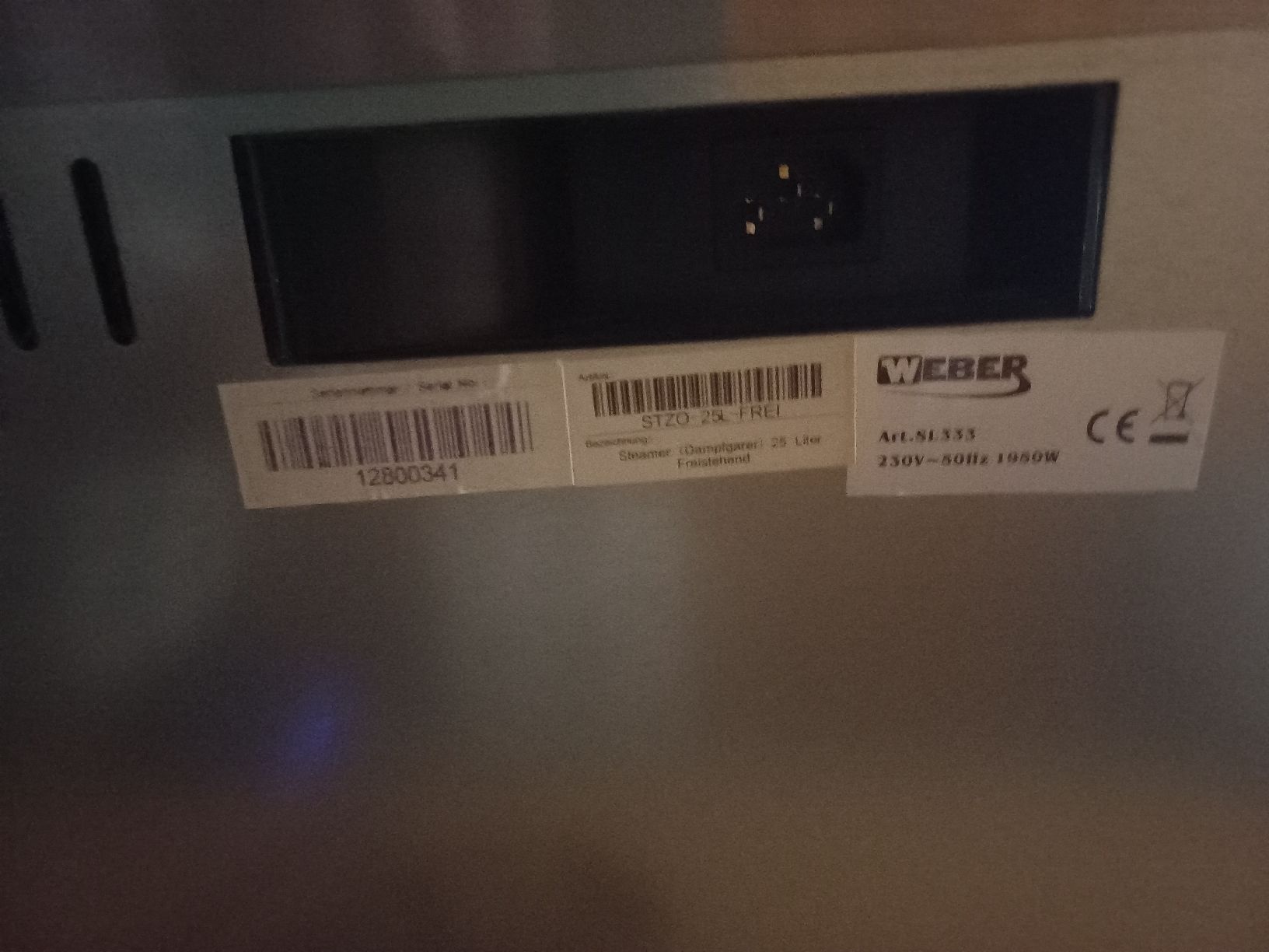 Weber Elettrodomestici da cucina: Steamer – Nuovo (secondo la descrizione) da Schüpfheim venduto da hapiwi 2