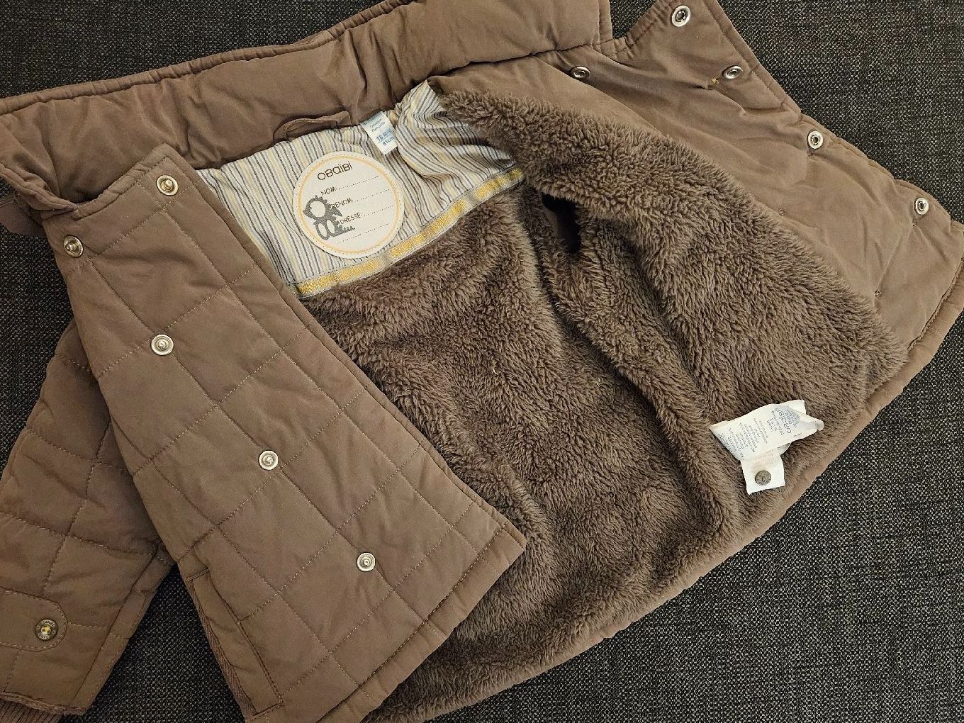 Okaidi Jacken & Mäntel: Jacke in taupe/hellbraun, 18Mt – Gebraucht aus Uetikon am See von Feuerlilie02 1
