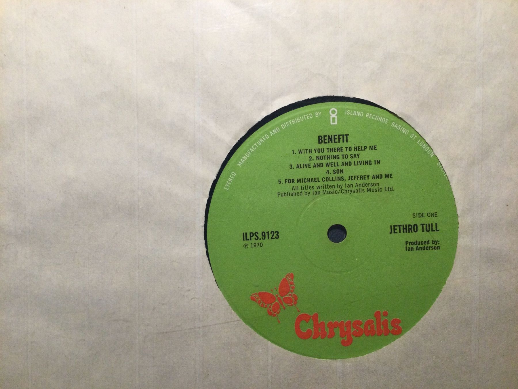 Dischi in vinile: Jethro Tull LP - Benefit – Usato da Gutenswil venduto da Hamzian 1