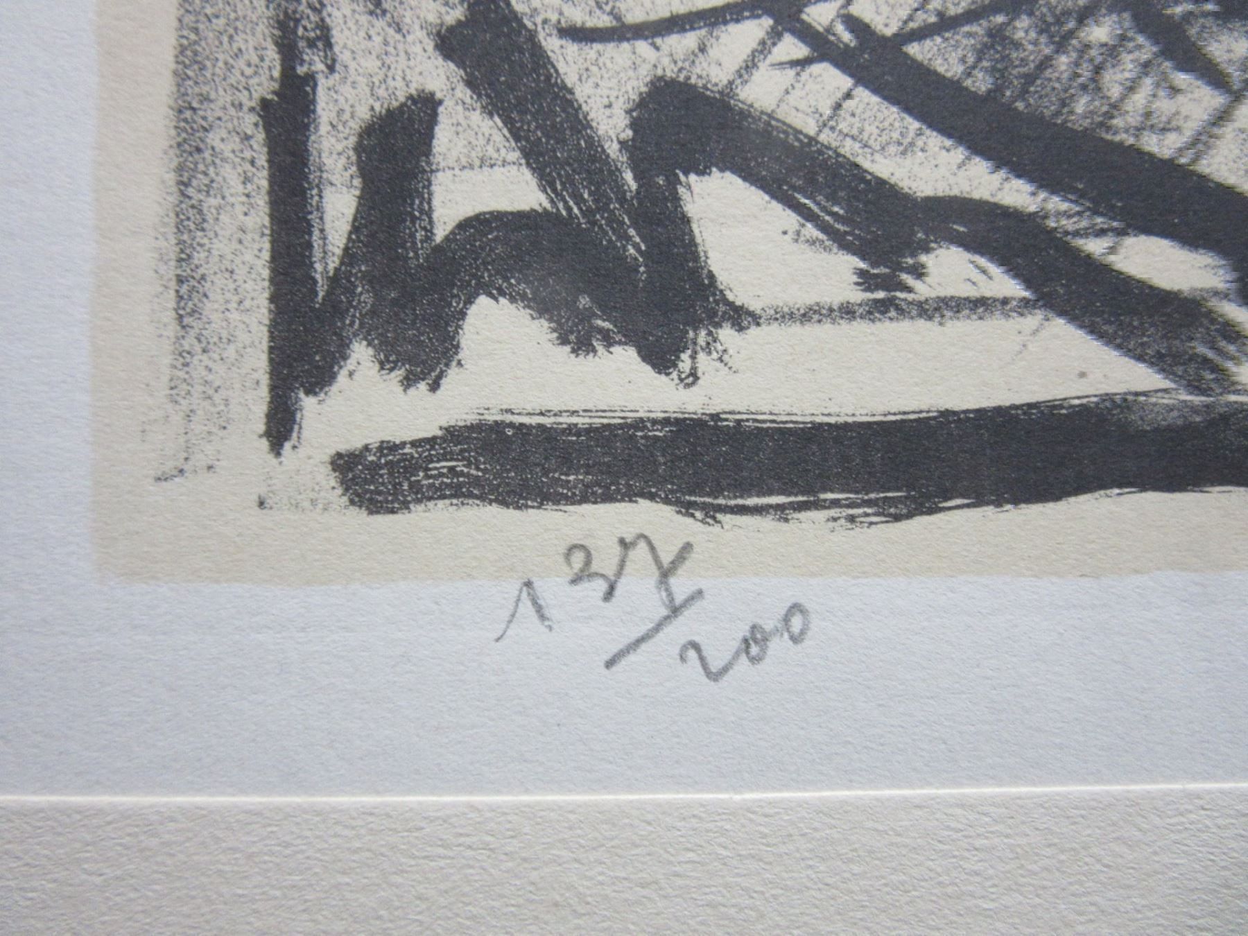 Grafica & Litografie: A.PLANSON LITHOGRAPHIE SIGNIERT NUMMERIERT – Usato da Gersau venduto da grafik-kunst 2