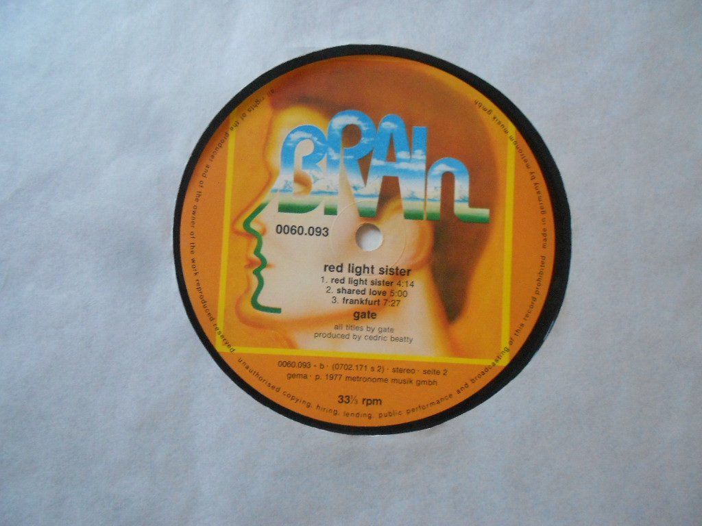 Schallplatten: GATE  -  RED LIGHT SISTER – Gebraucht aus Bex von Giorgiob 3