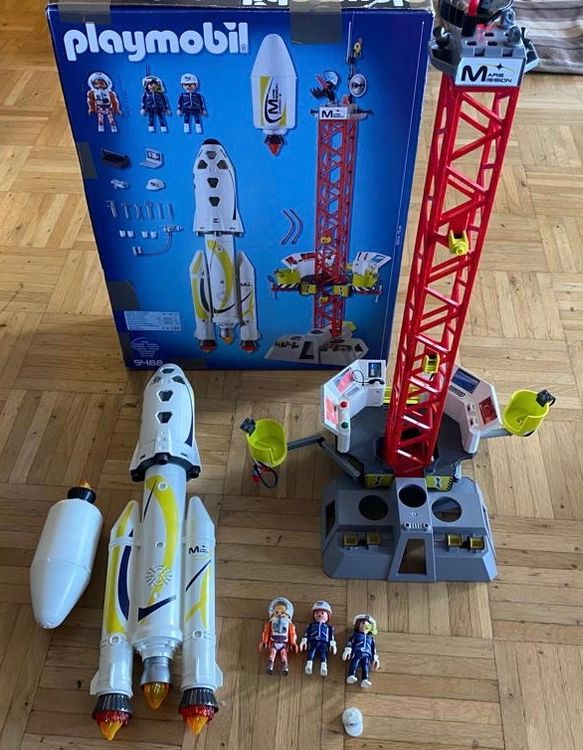 PLAYMOBIL Space 9488 Mars-Rakete mit Startrampe (Gebraucht) in ...
