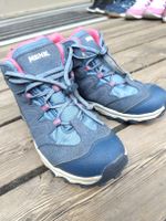 Meindl Wanderschuhe Kinder Grösse 32 blau pink guter Zustand