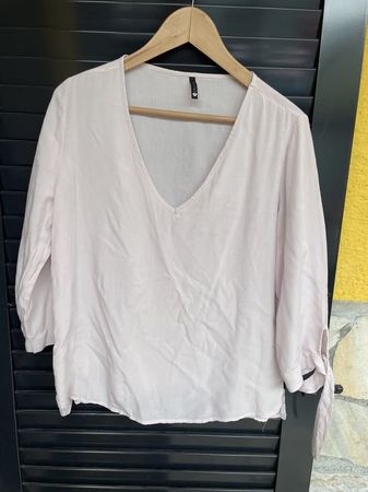 Damen M Oberteil Sweatshirt lachsfarbig