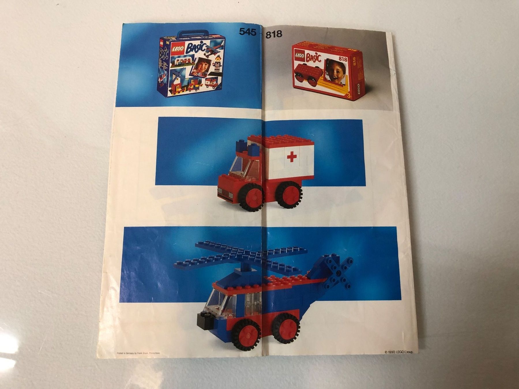 Lego Dokumente: LEGO Basic 545 / 735 Anleitungen 1990 – Gebraucht aus Brunnen von Allerwaren 4