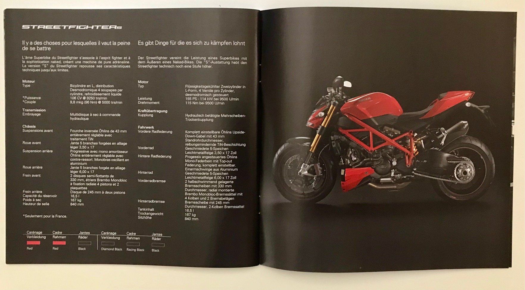Ducati Documenti: Ducati Prospekt Modelljahr 2011 – Usato da Strengelbach venduto da Omobono 6