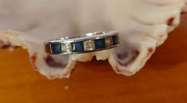STERL.SILB.925° ZIRCONIAST.RING MP, DM18, KLASSISCH SCHLICHT