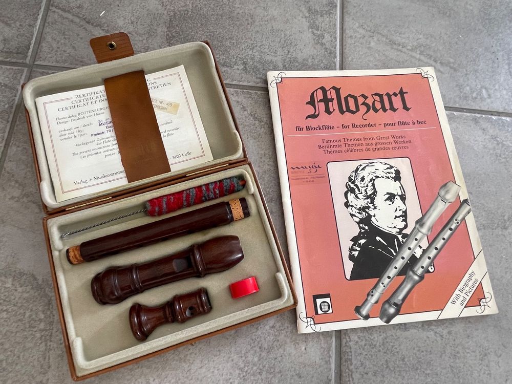 Blockflöte Moeck Rottenburgh 429 mit Zertifikat in Box | Kaufen auf Ricardo