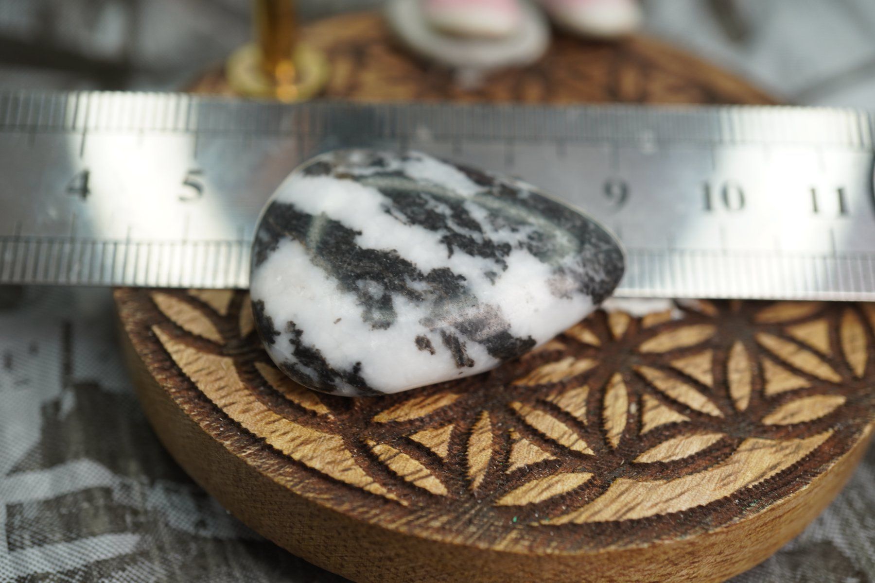 Mineralien & Heilsteine: Zebra Stone   Scheibenstein      ab 1.-    Aus  Räumung – Neu und originalverpackt aus Eschenbach SG von topstone 3