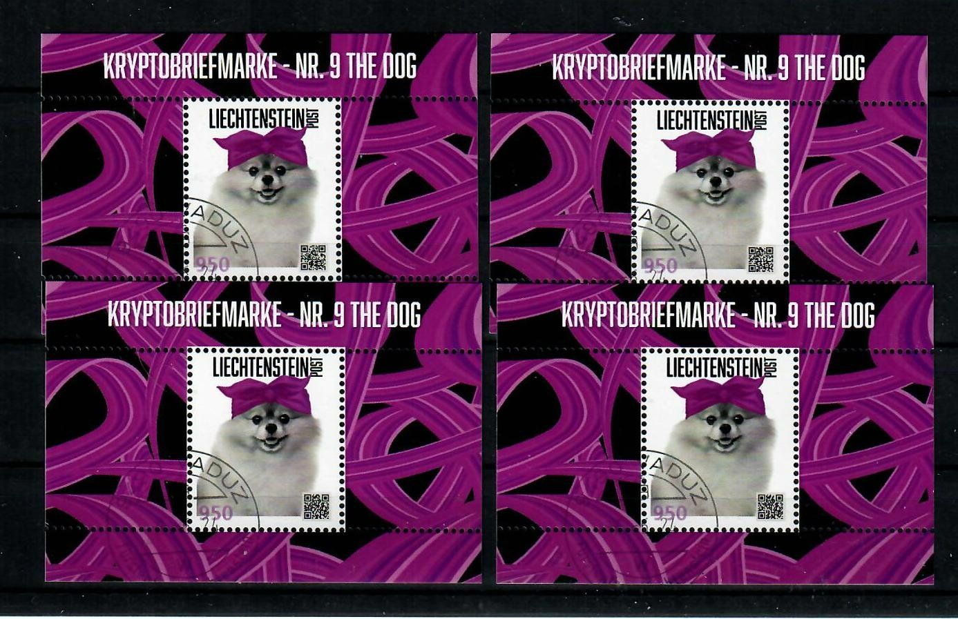 Tutti i francobolli: Crypto Briefmarke - Nr. 9 The DOG kompl. Serie gest. – Usato da Schlieren venduto da Dalpie1414