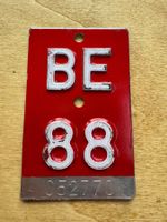 Geburtstag - Velonummer, Fahrradnummer, Veloschild BE 88