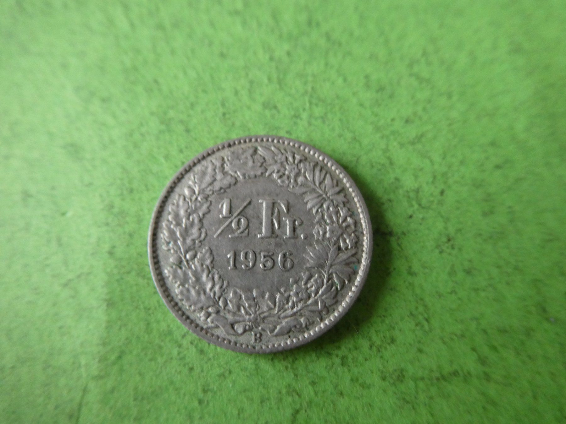 Tutti le monete: Schweiz 1956, 1/2 Franken - Silber – Usato da Hinterforst venduto da Rohusri