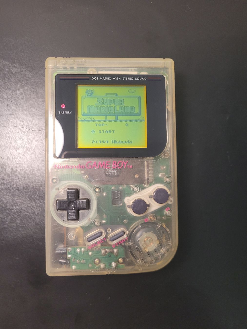 Nintendo Konsolen: Gameboy Classic Transparent + Super Mario land  ab. 1 chf – Gebraucht aus Meyrin von Retro-GZ 1