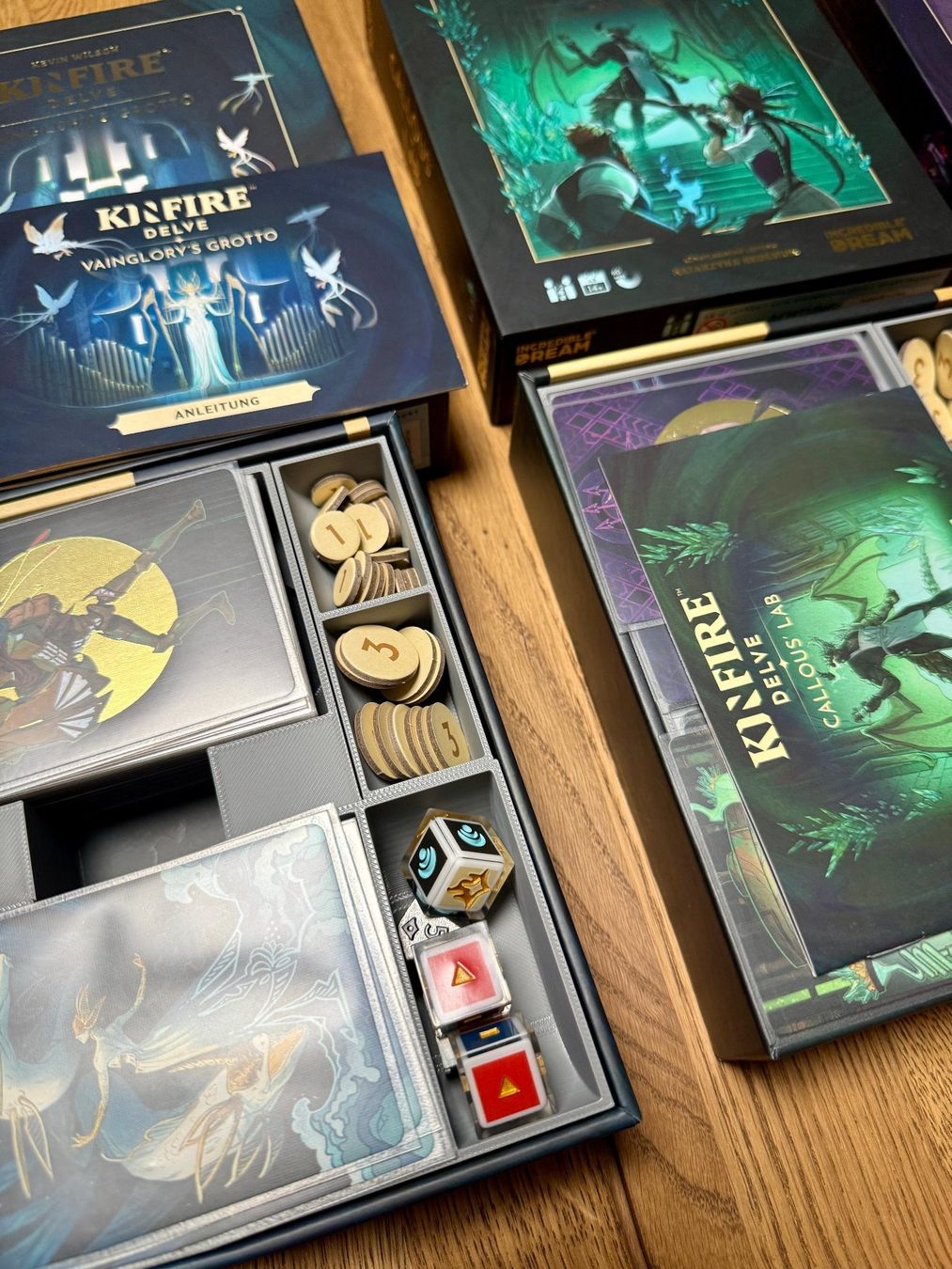 Spiele: Kinfire Delve (3 Spiele) inkl. Playmat & Upgrade Kit – Gebraucht aus Villigen von chrishacky 2