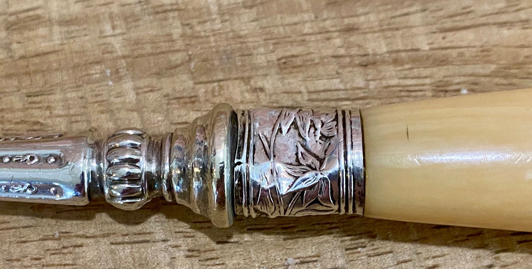 Forchette: Jugendstil Servier Gabel versilbert Sheffield England – Usato da Root venduto da ENGLAND-TREASURES 5