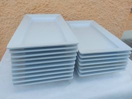 Servierteller, Platte,Bono-Servierplatte aus Melamin 50x27cm