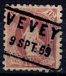Tutti i francobolli: Stehende Helvetia (732) – Usato da Burgdorf venduto da blinky01