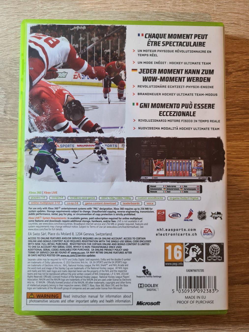 Giochi: NHL 11 - Xbox 360 – Usato da Carouge GE venduto da Gasco 1