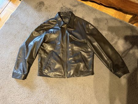 Veste en cuire véritable 