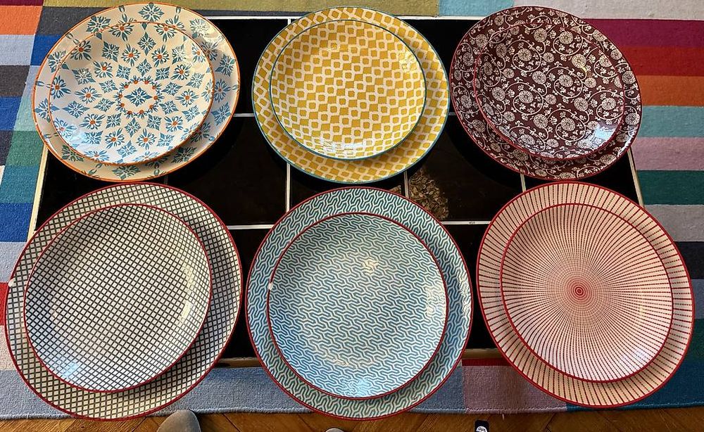 Set D’assiettes Et Bols Empilables – Pour Hamburger, Sauces – Polypropylène – Pour Cuisine, Maison, Enfants Et Adultes