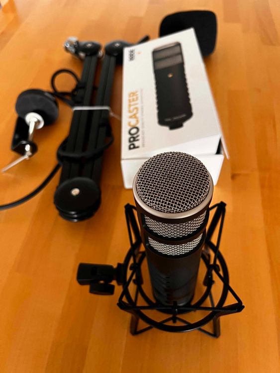 RØDE Stoßdämpferhalterung PSM1 – Für Procaster & Podcaster Mikrofone, Vibrationsisoliert, Ideal Mit PSA-1 Schwenkarm