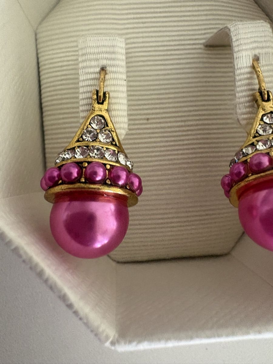 Orecchini pendenti & Orecchini a lobo: Perlenohrringe pink , NEU – Nuovo (secondo la descrizione) da Obbürgen venduto da bugi6868 2