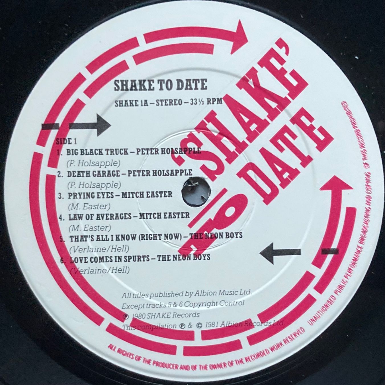 Vinyles: DIVERS ARTISTES - SHAKE TO DATE – D'occasion à Poliez-Pittet par Newtown-Records 2