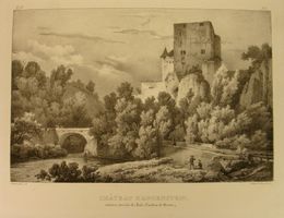 CHÂTEAU D'ANGENSTEIN, LITHOGRAPHIE