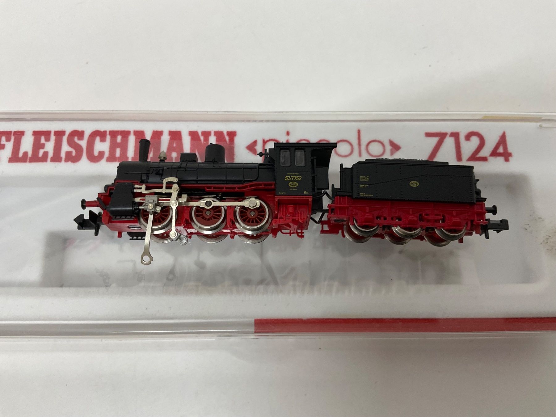 Fleischmann Modellini di ferrovie: Fleischmann piccolo 7124 Dampflok BR53, Bespielt Gest.defekt – Usato da Chur venduto da Chur75 5