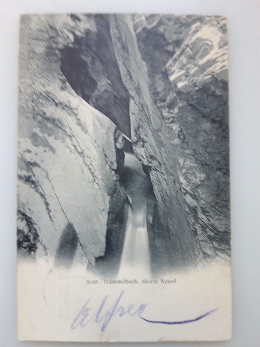 Cartoline postali: Trümmelbach oberer Kessel – Usato da Sargans venduto da nicsam1815