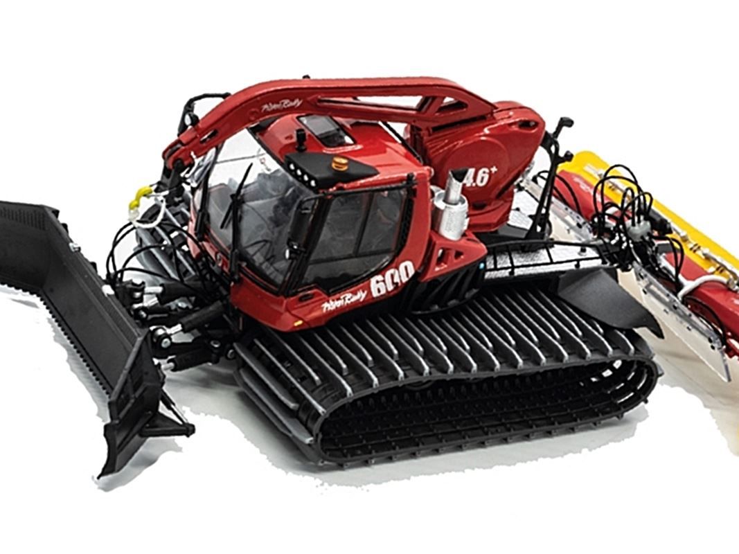 Kit di modellismo & Modellini statici: Pistenbully Level Red mit Seilwinde 1:43 – Nuovo e nell'imballaggio originale da Wettingen venduto da Swala 3
