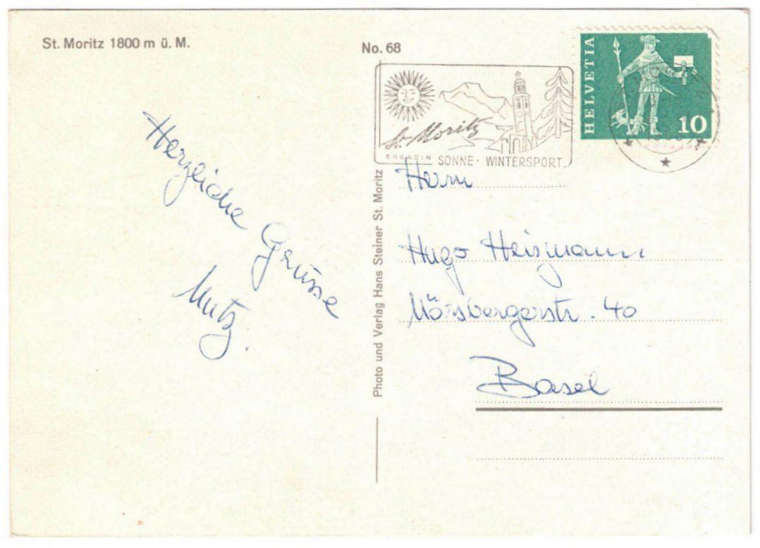 Cartes postales: St. Moritz - 8 Bild AK – D'occasion à Binningen par Mountainrider 1