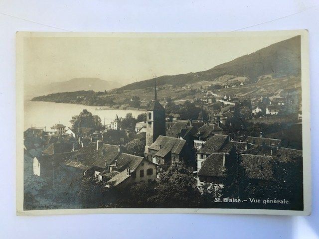 Cartoline postali: St.Blaise, von 1932 – Usato da Niederscherli venduto da Lucia16
