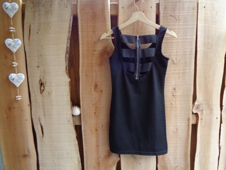 Schwarzes Clockhouse Kleid Gr. XS - 210833